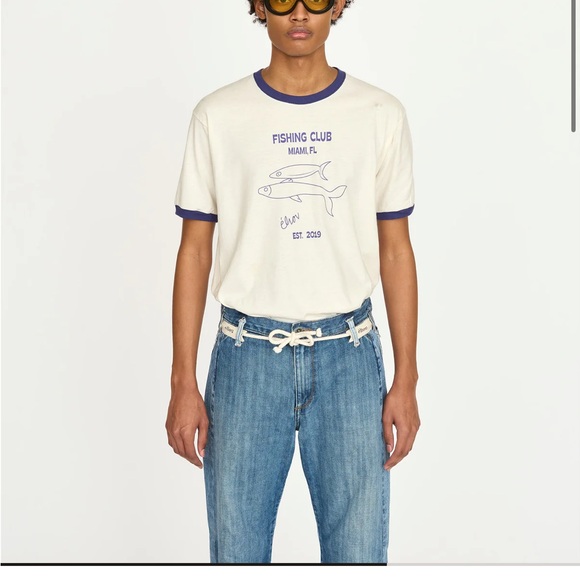 Eliou Fishing Club Ringer Tee - Picture 2 of 4